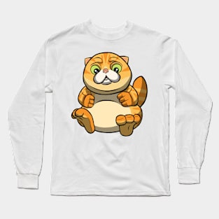 Cute Fat Cat Long Sleeve T-Shirt